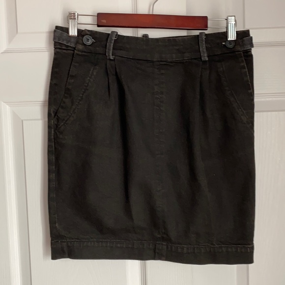 DIESEL BLACK DENIM SKIRT - Picture 2 of 11